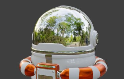 手办宇航员3d模型blender