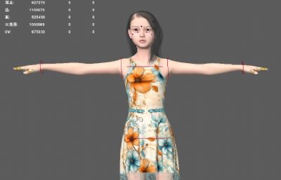 漂亮时装美女 礼服连衣裙 女模特