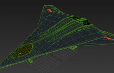 J-XX六代机/中模道具 战斗机