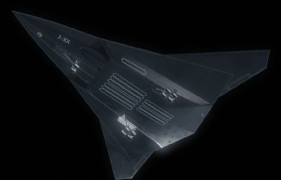 J-XX六代机/中模道具 战斗机