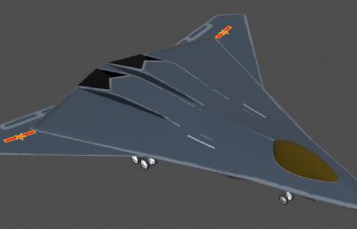 J-XX六代机/中模道具 战斗机