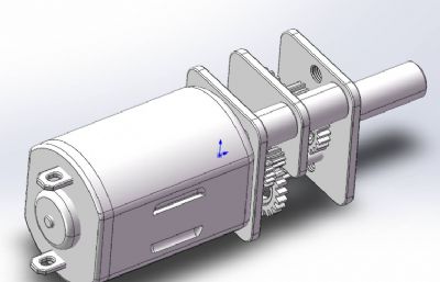 N20减速电机三维