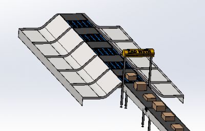 高速转向轮式分拣机