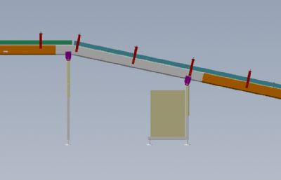 饼干倾斜输送带