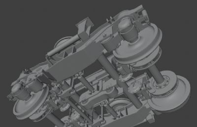 地铁拖车转向架