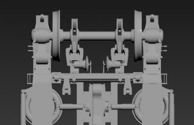 地铁拖车转向架