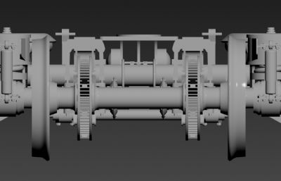 地铁拖车转向架