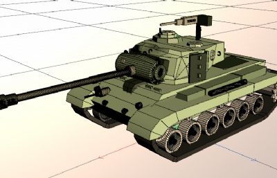 低聚面可拼装坦克