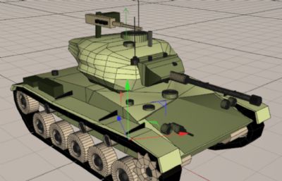 LOW低聚面坦克车合集 四款装甲车