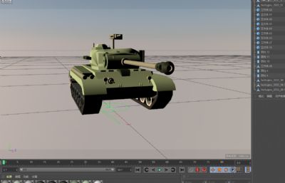 低聚面可拼装坦克