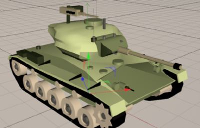 LOW低聚面坦克车合集 四款装甲车