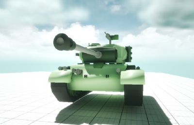 低聚面可拼装坦克