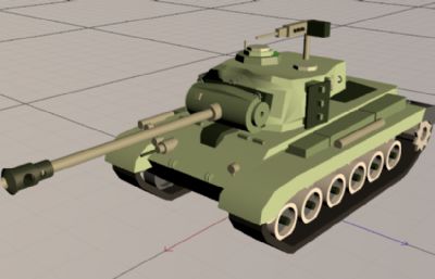 LOW低聚面坦克车合集 四款装甲车