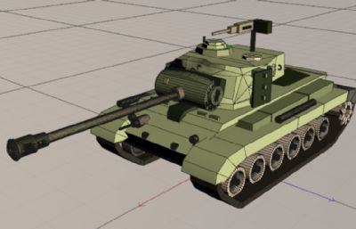 LOW低聚面坦克车合集 四款装甲车