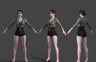 女白领职业装 现代都市美女小姐姐 工作服装