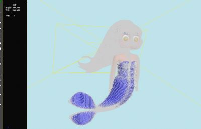 美人鱼/卡通玩具摆件/手办