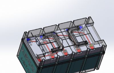 遥控电动四驱车蓄电池箱 60V-20AH