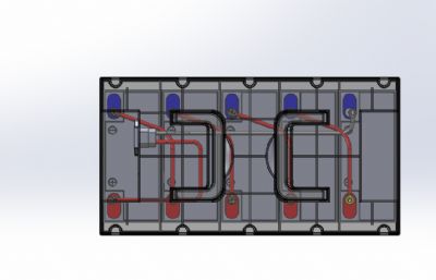 遥控电动四驱车蓄电池箱 60V-20AH