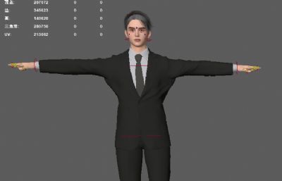 工作服商务男装 休闲西装 男青年