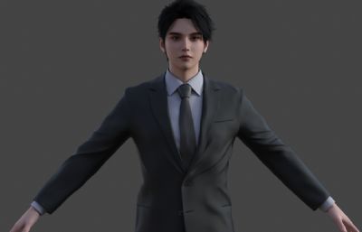 工作服商务男装 休闲西装 男青年