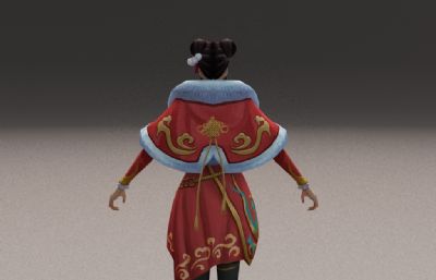 古代女喜庆服饰 古装女人