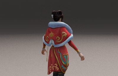 古代女喜庆服饰 古装女人