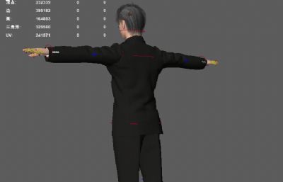 主持人工作装 商务男装 休闲西装男性