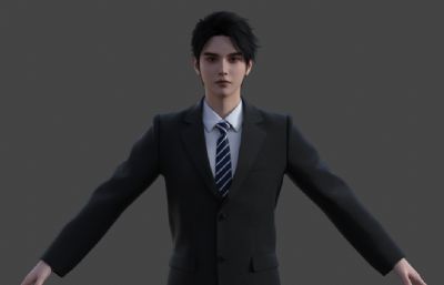 主持人工作装 商务男装 休闲西装男性