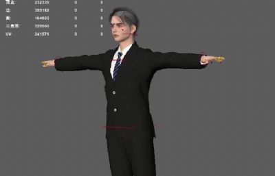 主持人工作装 商务男装 休闲西装男性