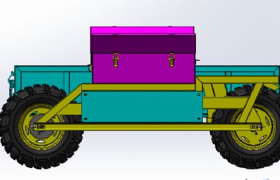 遥控电动四轮车原型车组装
