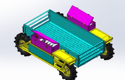 遥控电动四轮车原型车组装