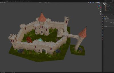 欧洲中世纪城堡 童话古建筑