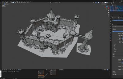 欧洲中世纪城堡 童话古建筑