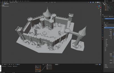 欧洲中世纪城堡 童话古建筑