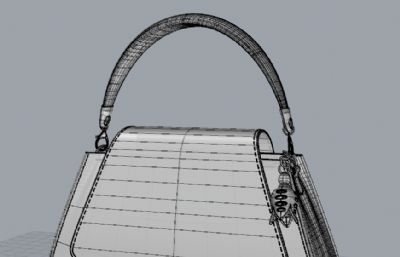 女士包包-产品设计-建模渲染