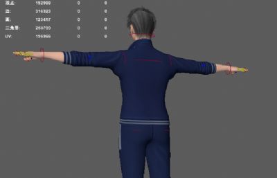 卫衣运动服/晨练服帅哥 春秋运动服装