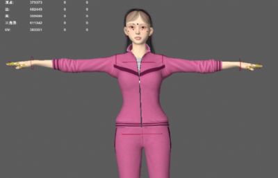 跑步卫衣瘦身美女 晨练小姐姐 性感美女