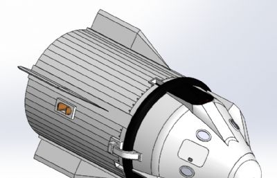 SpaceX龙飞船载人版外壳