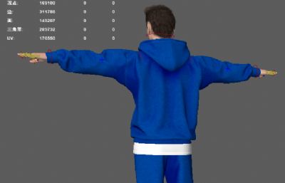 运动休闲卫衣男孩 城市青年路人帅哥