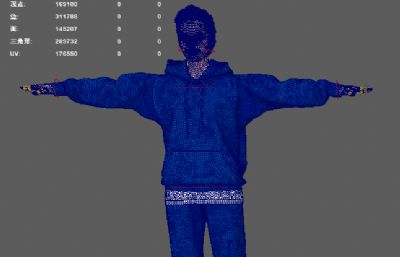 运动休闲卫衣男孩 城市青年路人帅哥