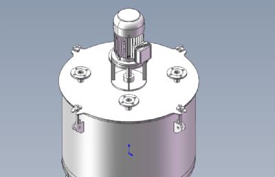 溶液混合容器搅拌器