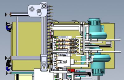 电机转子罩加热炉流水线