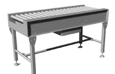 连锁驱动的辊传送带