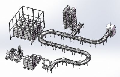 产品包装流水线