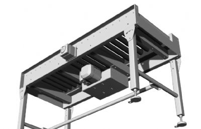 连锁驱动的辊传送带