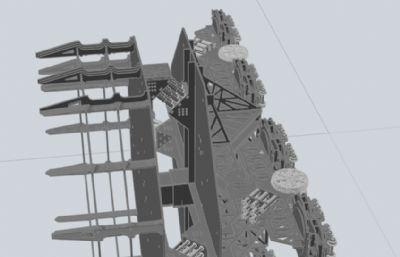 未来轮式城堡底盘