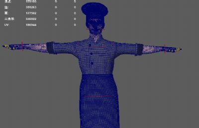 餐厅职业装 厨师小哥 餐厅厨师服装