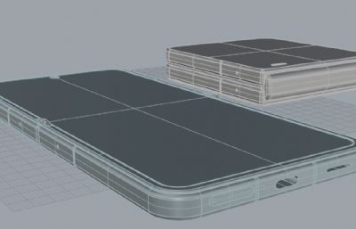 荣耀Magic V Flip2手机3D模型