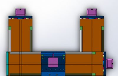 三轴防尘丝杆滑台