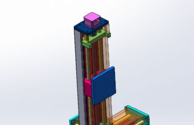 三轴防尘丝杆滑台